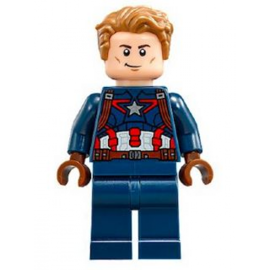 LEGO MINIFIG SUPER HEROE Captain America  Costume détaillé